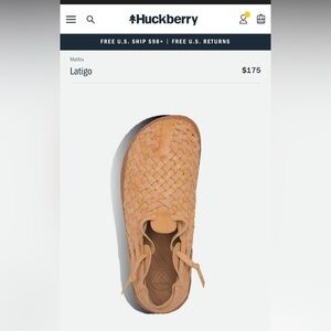 Malibu Latigo Men’s Woven Huarache Vegan Leather Sandals Shoe Tan Size: 11